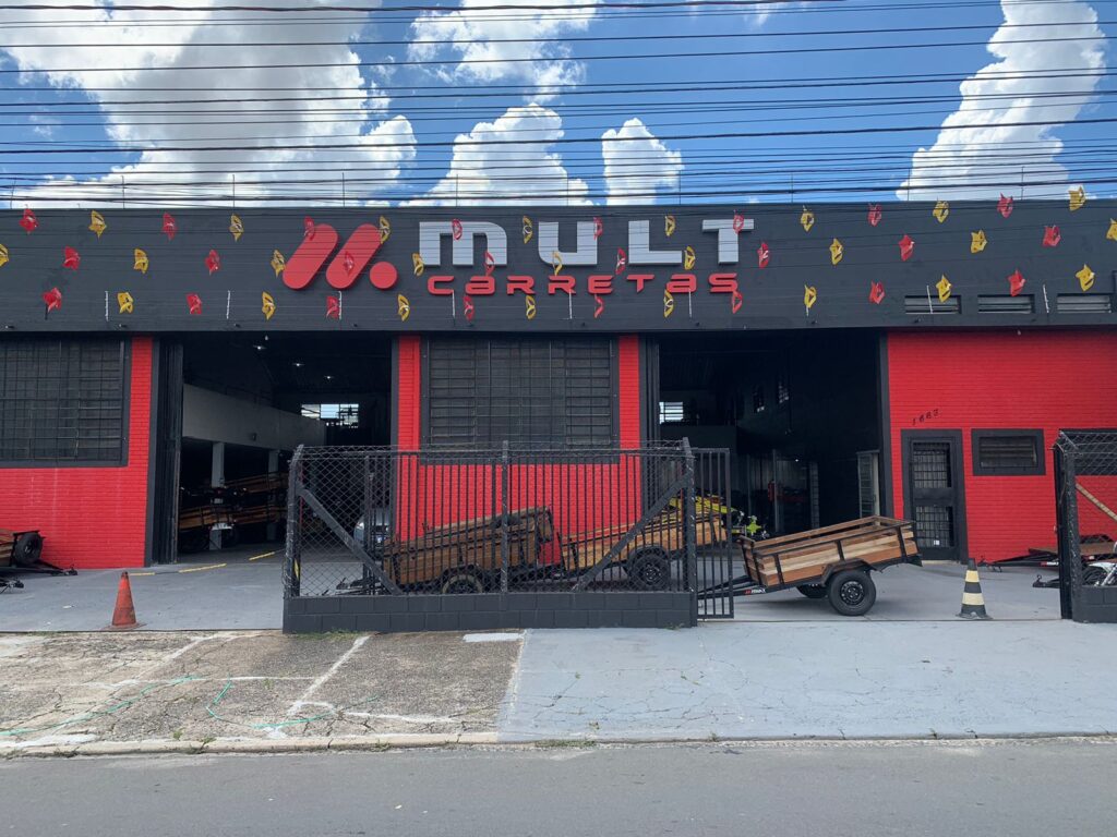 Fachada da Mult Carretas em Campinas