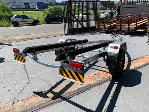 Carreta para Jet SKI Moto Aquática Modelo Galvanizado à Fogo - imagem 2