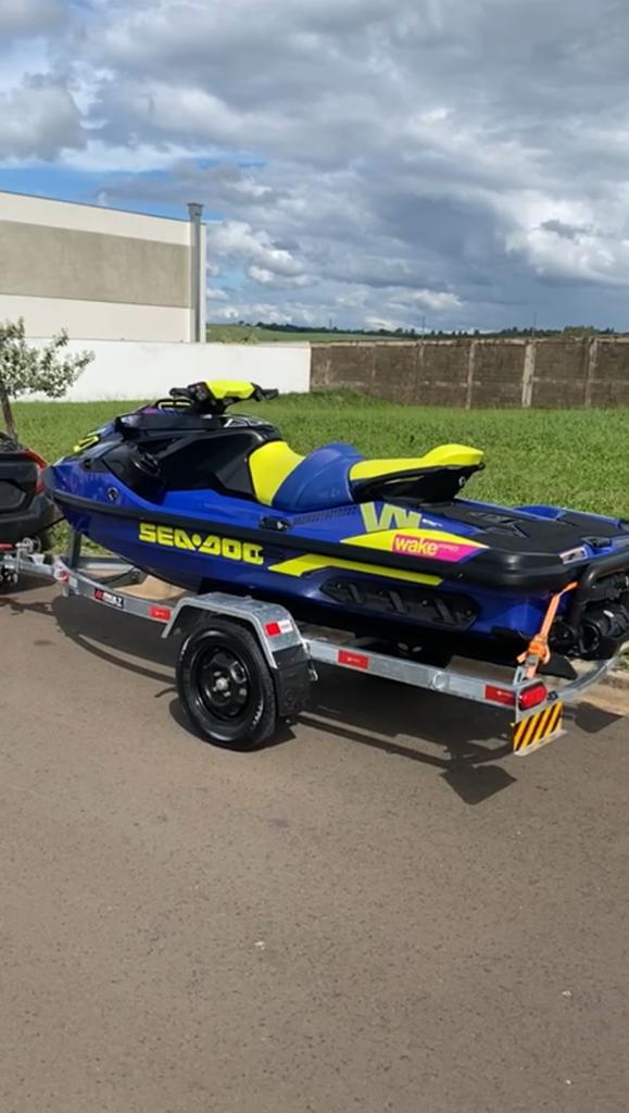 Carreta para Jet SKI Moto Aquática Modelo Galvanizado à Fogo - imagem 5