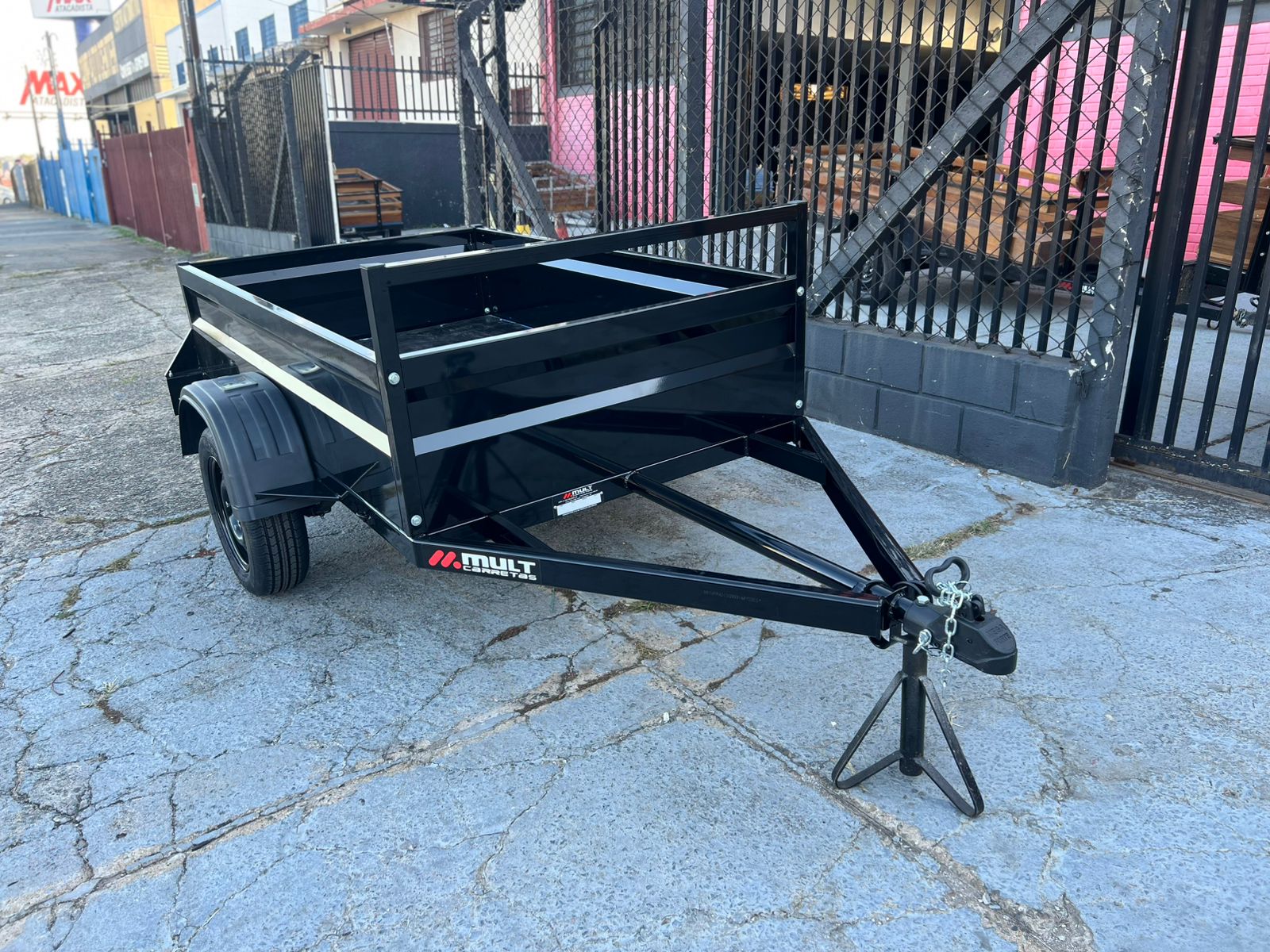 Carretinha Fazendinha Carga Chapa Aço - imagem 5