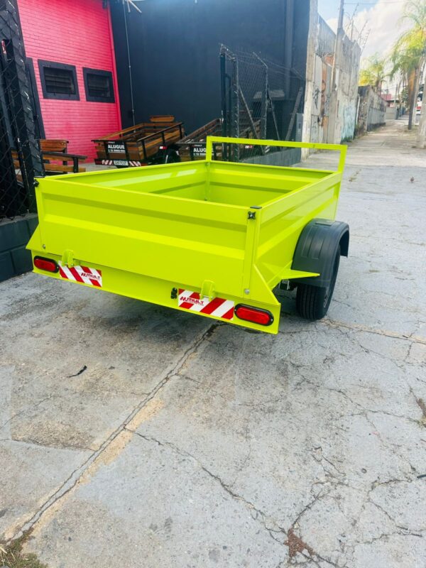 Carretinha Fazendinha Carga Chapa Aço - imagem 13