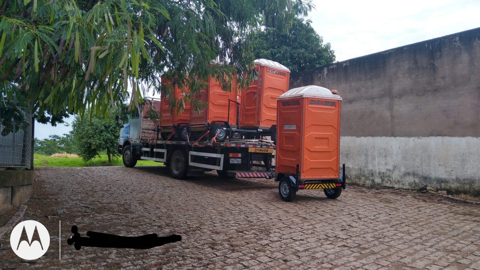 Carretinha Para Banheiros Químico - imagem 3