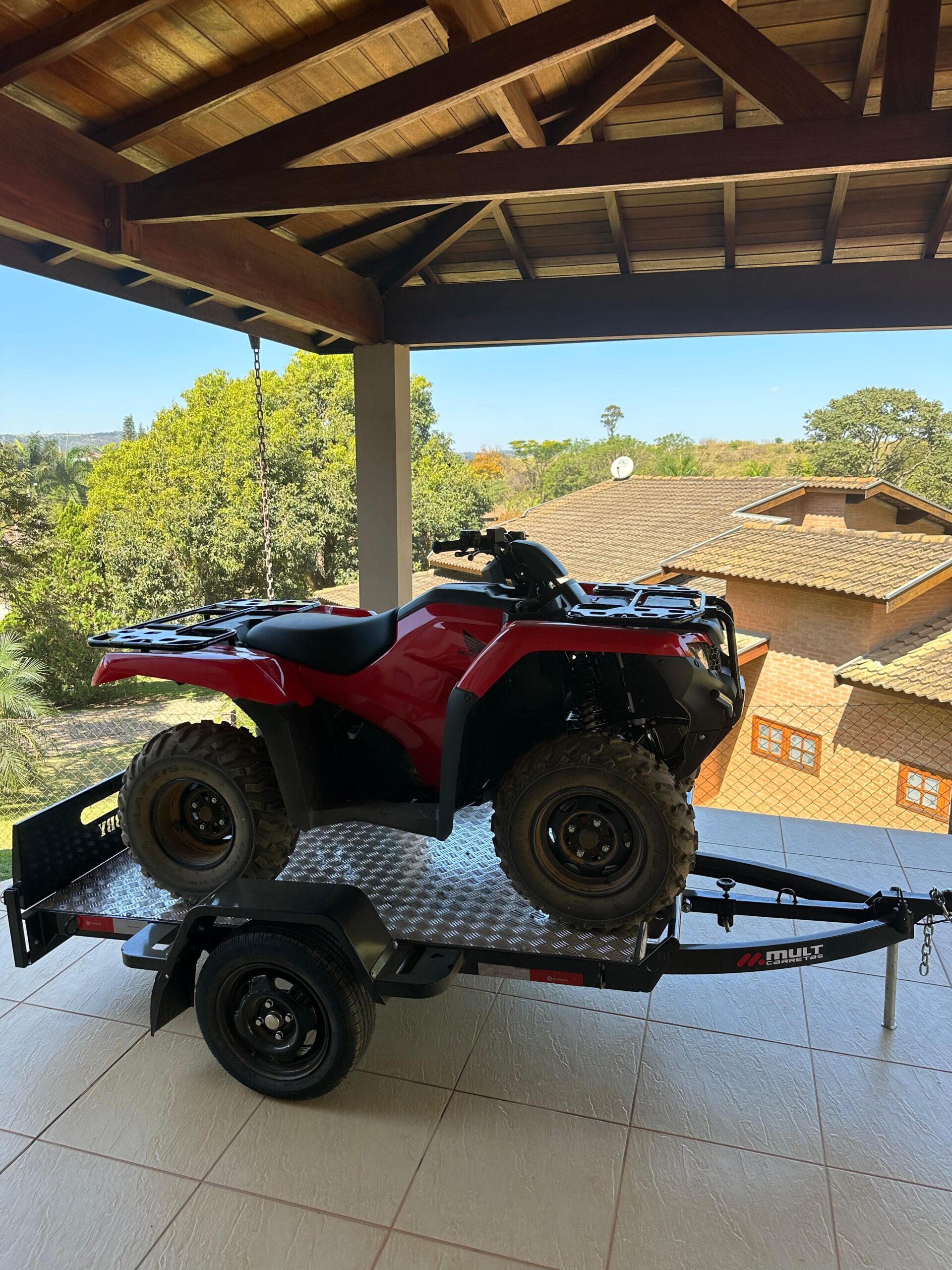 Carretinha para Quadriciclo - Modelo Basculante