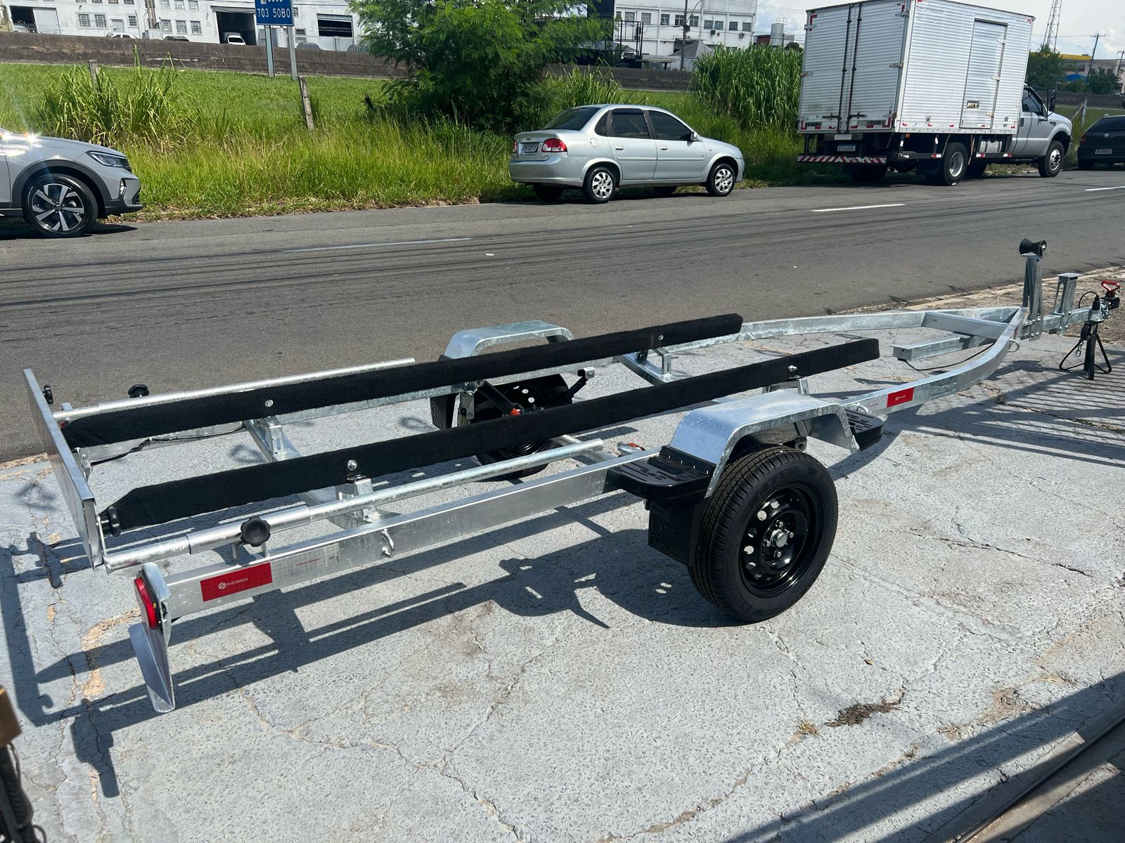 Carretinha reboque Galvanizada CHASSI 4,50 M - imagem 14