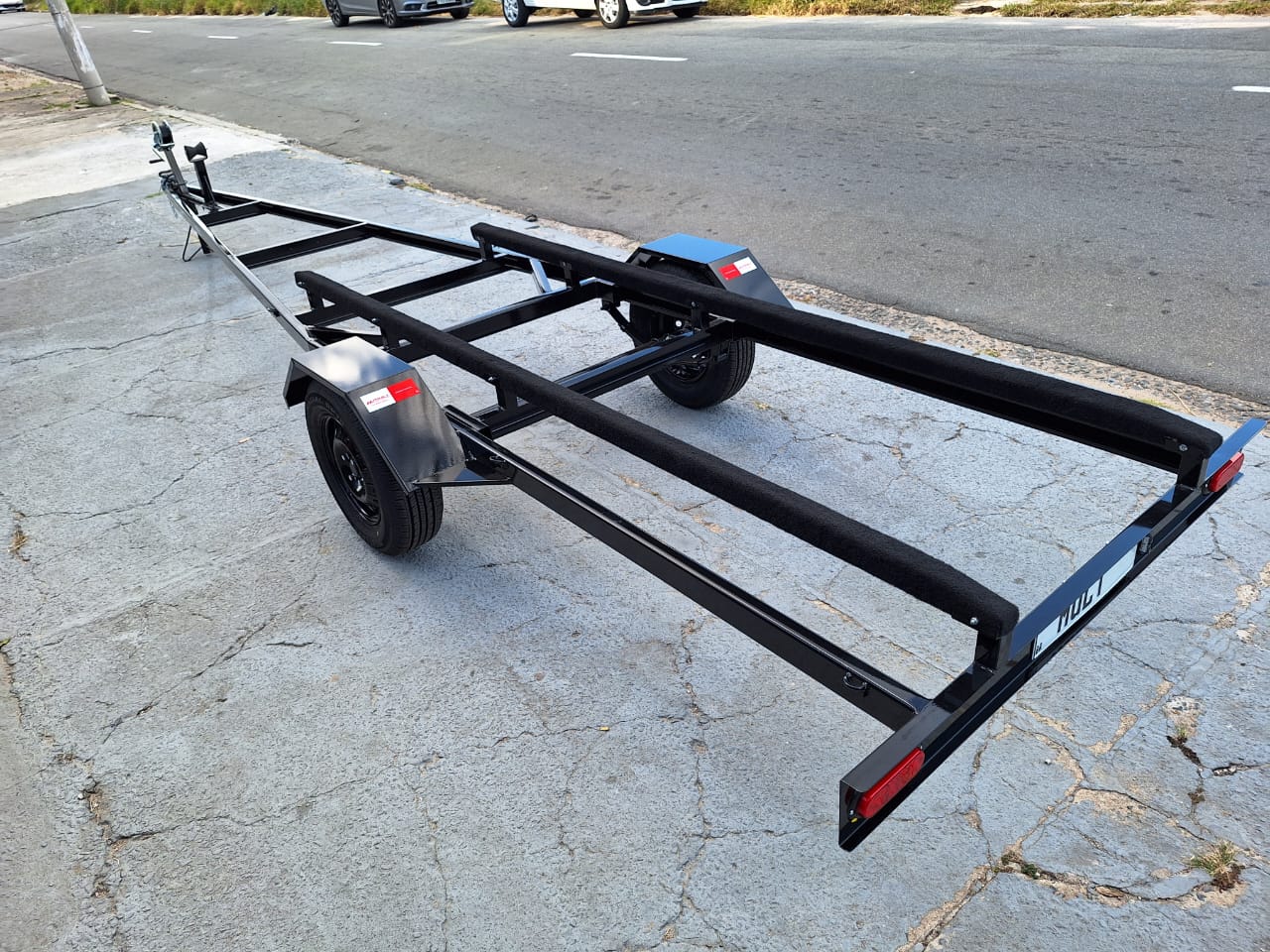 Carretinha Reboque Para Barco de Alumínio