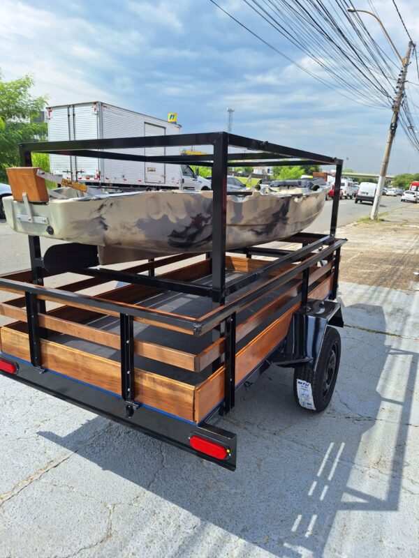 Carretinha reboque para Transporte Caiaque - imagem 4