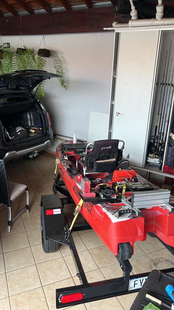 Carretinha reboque para Transporte Caiaque - imagem 10