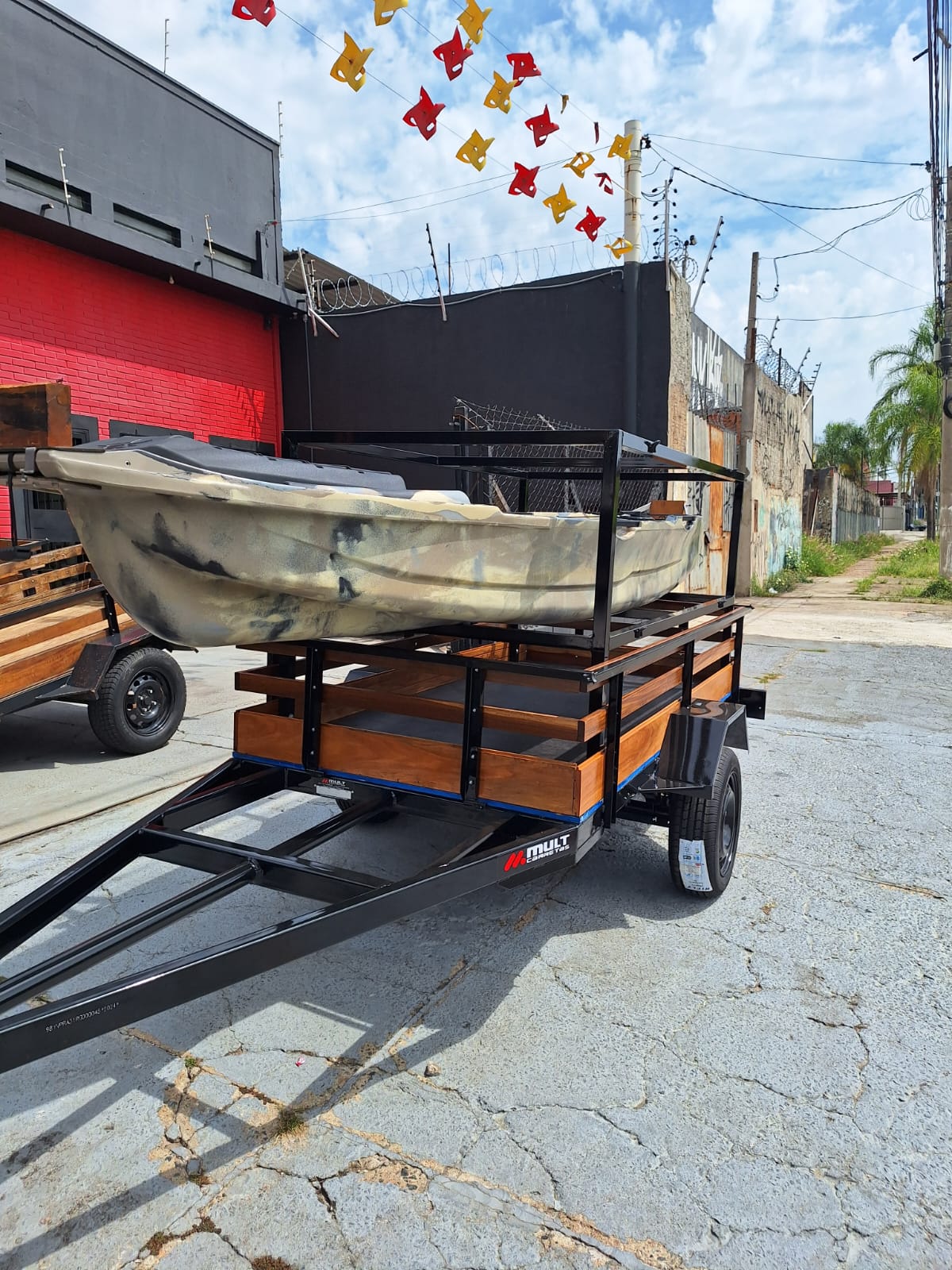 Carretinha reboque para Transporte Caiaque - imagem 16